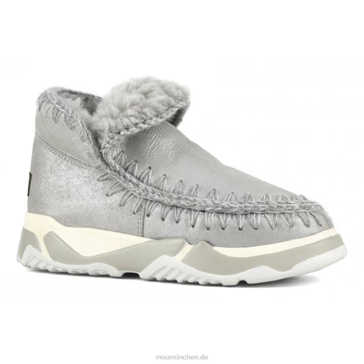 Eskimo-Trainer Frauen 0V6X692 Mikroglitter-Silber Mou