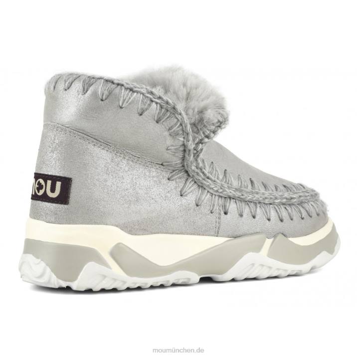 Eskimo-Trainer Frauen 0V6X692 Mikroglitter-Silber Mou