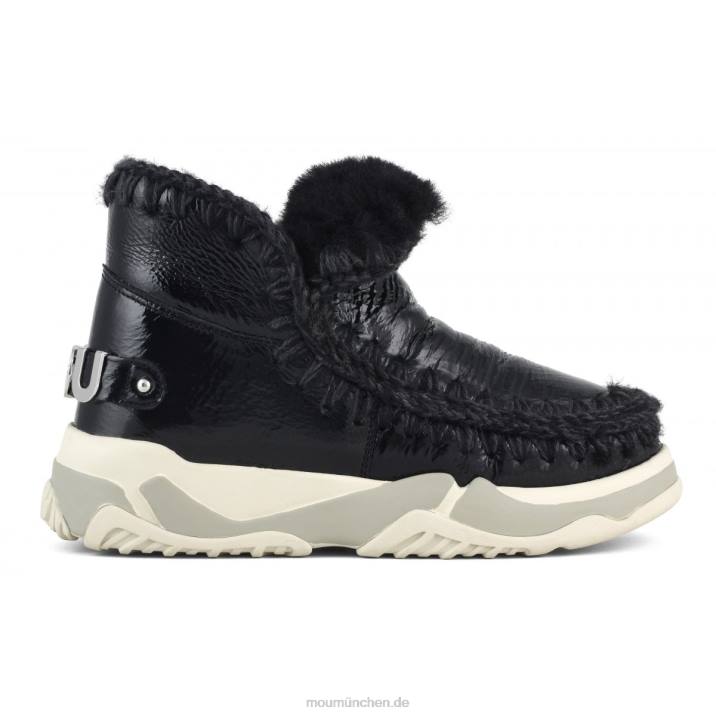 Eskimo-Trainer Frauen 0V6X708 Lackschwarz Mou