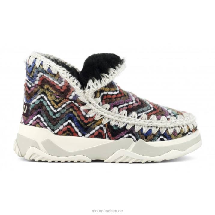 Eskimo-Turnschuhwolle Frauen 0V6X700 Wollmischung rosa Mou