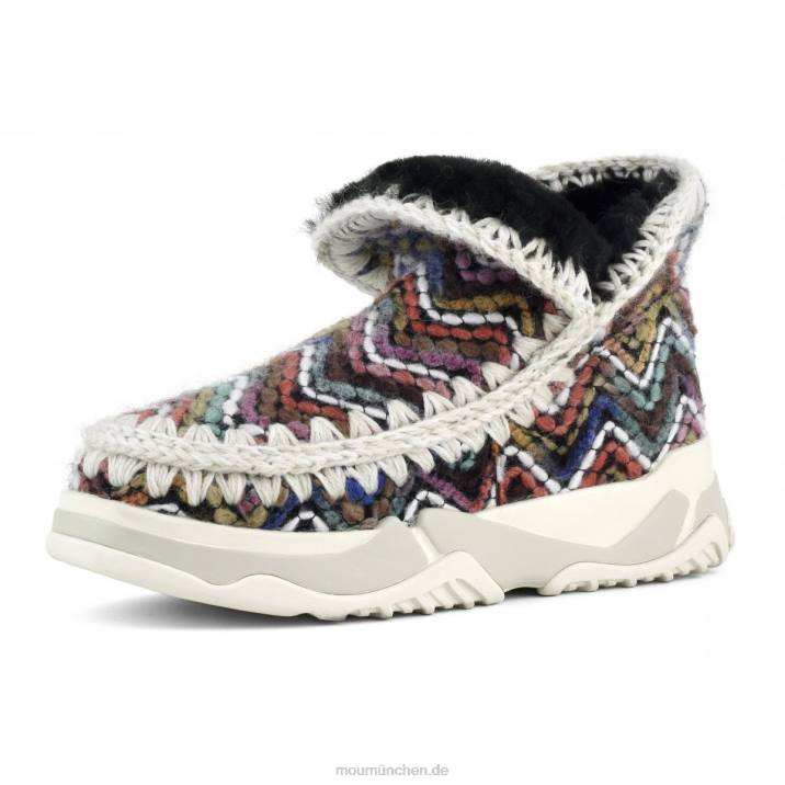 Eskimo-Turnschuhwolle Frauen 0V6X700 Wollmischung rosa Mou