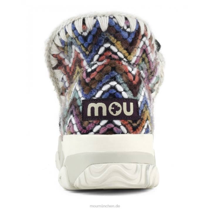 Eskimo-Turnschuhwolle Frauen 0V6X700 Wollmischung rosa Mou