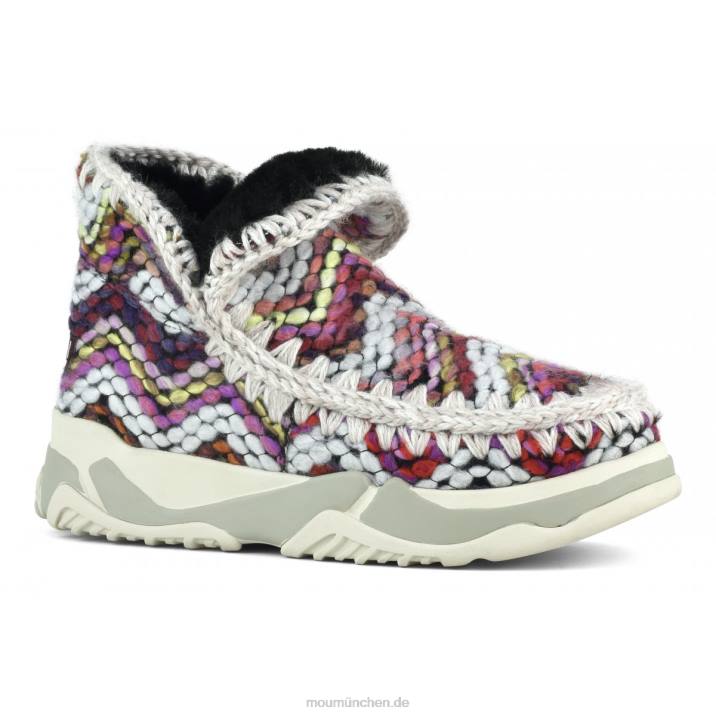 Eskimo-Turnschuhwolle Frauen 0V6X701 Wolle-Pastell-Mix Mou