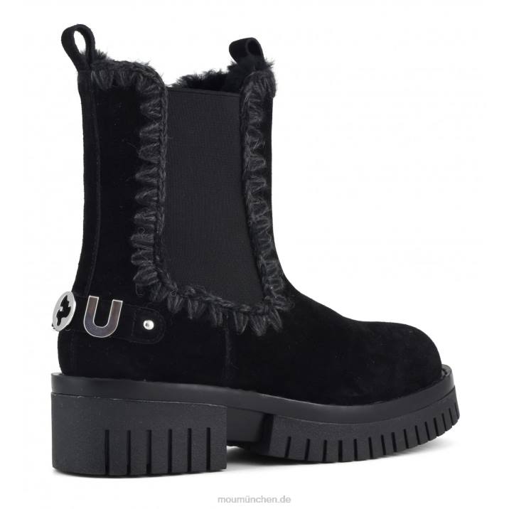 Eskimo-Kampfshorts Frauen 0V6X345 Schwarz Mou