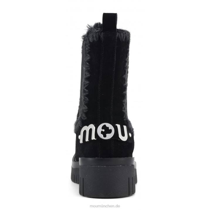 Eskimo-Kampfshorts Frauen 0V6X345 Schwarz Mou