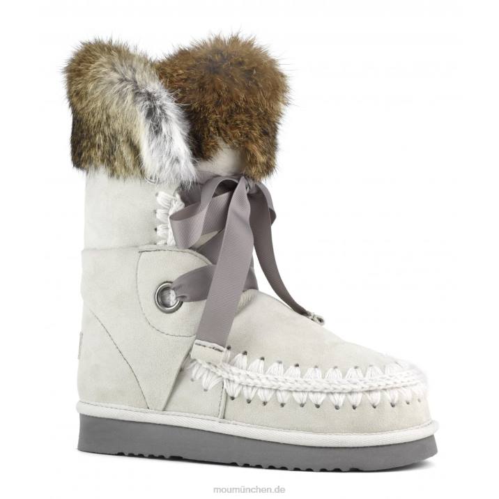 Eskimo-Spitze und Fell Frauen 0V6X309 Weißbirke Mou