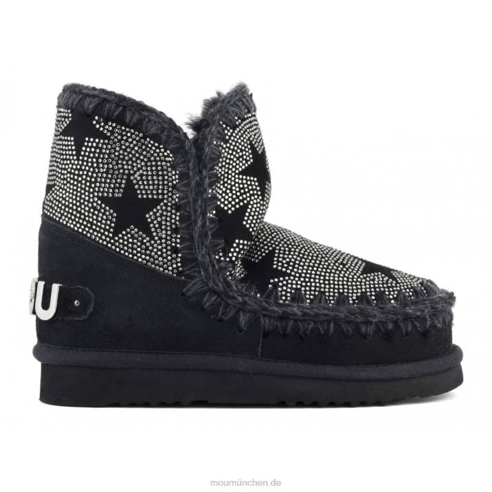 Eskmo 18-Sterne-Hotfix Frauen 0V6X389 Schwarz Mou