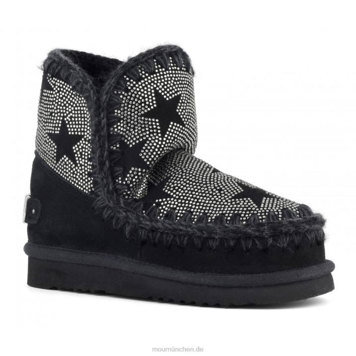 Eskmo 18-Sterne-Hotfix Frauen 0V6X389 Schwarz Mou