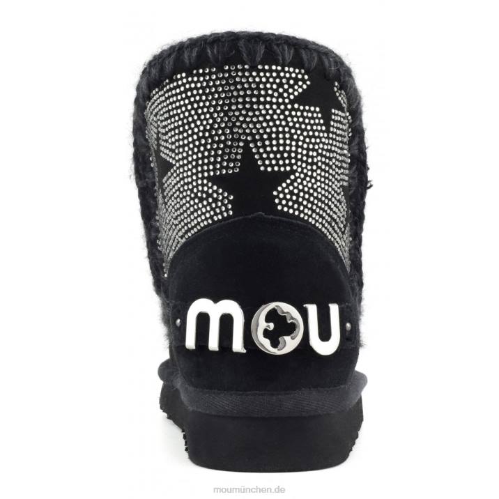 Eskmo 18-Sterne-Hotfix Frauen 0V6X389 Schwarz Mou