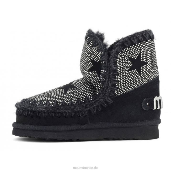 Eskmo 18-Sterne-Hotfix Frauen 0V6X389 Schwarz Mou