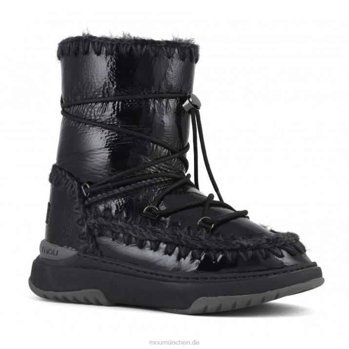 Jogger-Schneestiefel-Shorts Frauen 0V6X373 Lackschwarz Mou