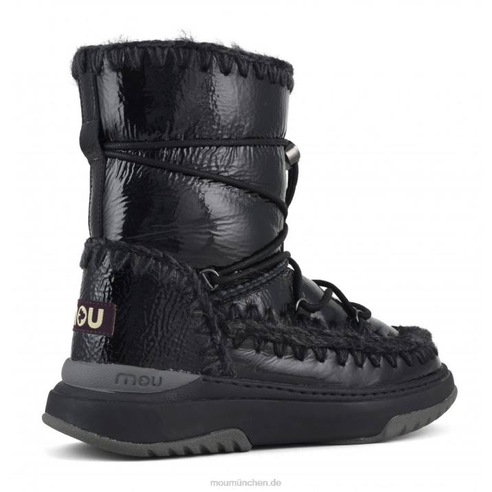 Jogger-Schneestiefel-Shorts Frauen 0V6X373 Lackschwarz Mou