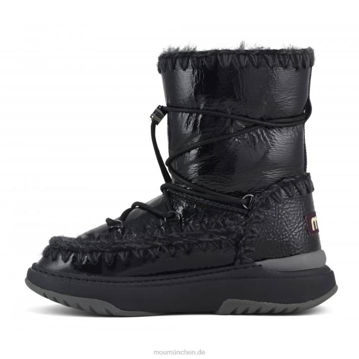 Jogger-Schneestiefel-Shorts Frauen 0V6X373 Lackschwarz Mou