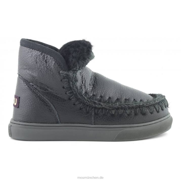 Eskimo-Sneaker 630 Frauen 0V6X637 geprägtes Spiralschwarz Mou