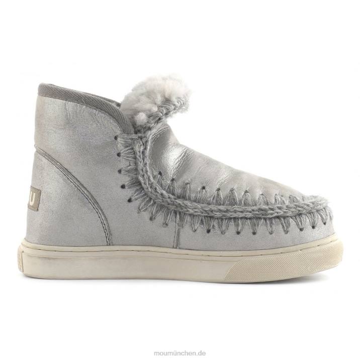Eskimo-Sneaker Frauen 0V6X661 Mikroglitter-Silber Mou