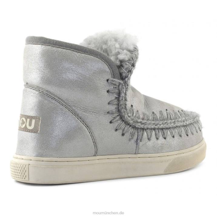 Eskimo-Sneaker Frauen 0V6X661 Mikroglitter-Silber Mou
