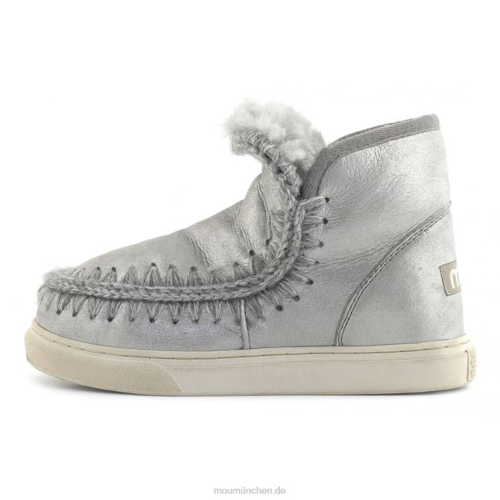 Eskimo-Sneaker Frauen 0V6X661 Mikroglitter-Silber Mou