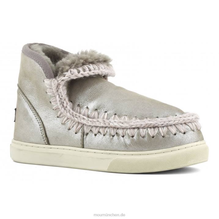 Eskimo-Sneaker Frauen 0V6X663 Mikroglitter Elefantengrau Mou