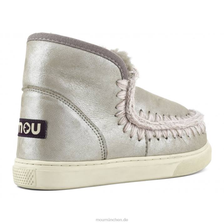 Eskimo-Sneaker Frauen 0V6X663 Mikroglitter Elefantengrau Mou