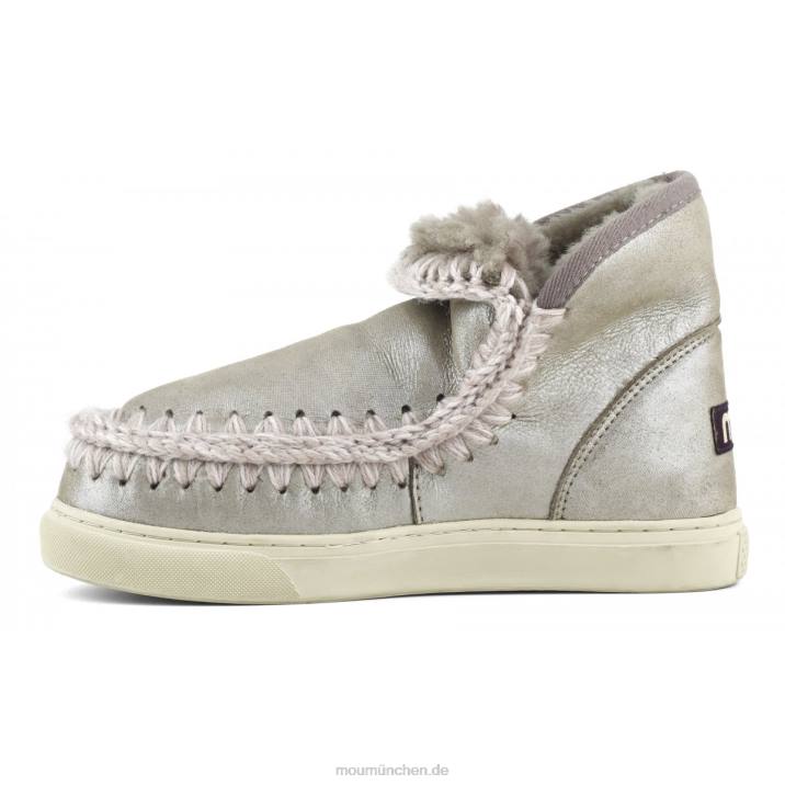 Eskimo-Sneaker Frauen 0V6X663 Mikroglitter Elefantengrau Mou
