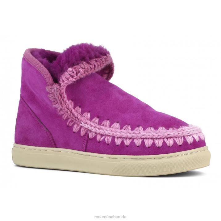 Eskimo-Sneaker mit Mischnähten Frauen 0V6X606 Cyclamin Mou
