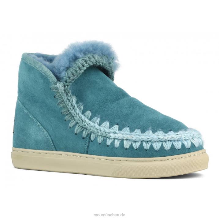 Eskimo-Sneaker mit Mischnähten Frauen 0V6X607 Biskaya-Bucht Mou