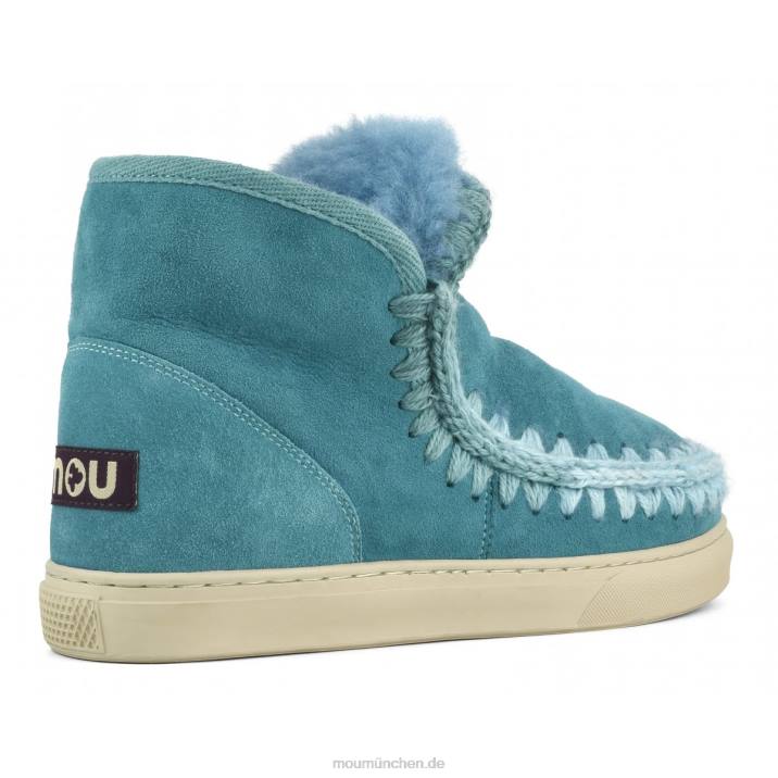 Eskimo-Sneaker mit Mischnähten Frauen 0V6X607 Biskaya-Bucht Mou