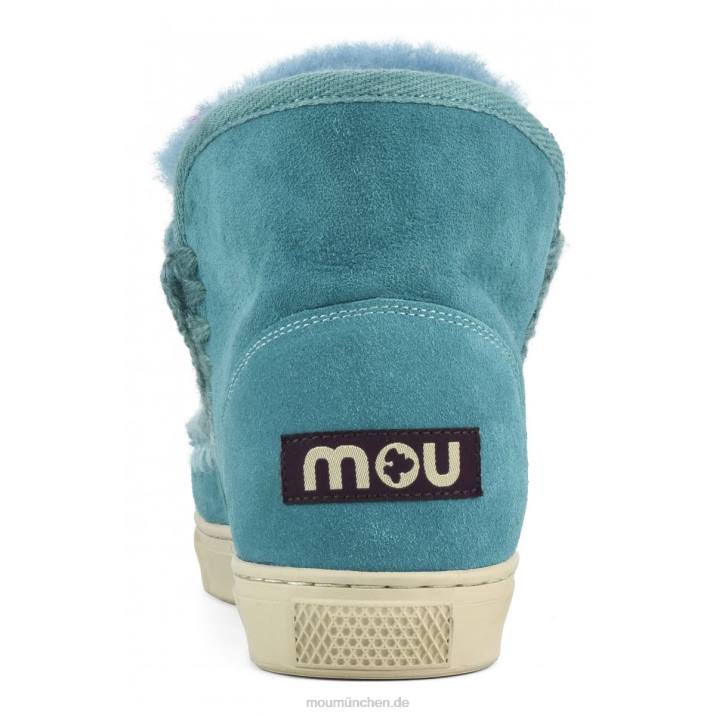Eskimo-Sneaker mit Mischnähten Frauen 0V6X607 Biskaya-Bucht Mou