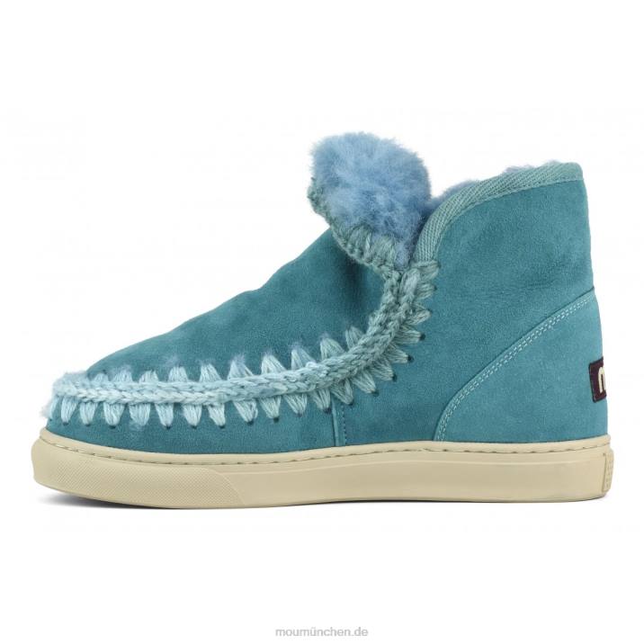 Eskimo-Sneaker mit Mischnähten Frauen 0V6X607 Biskaya-Bucht Mou