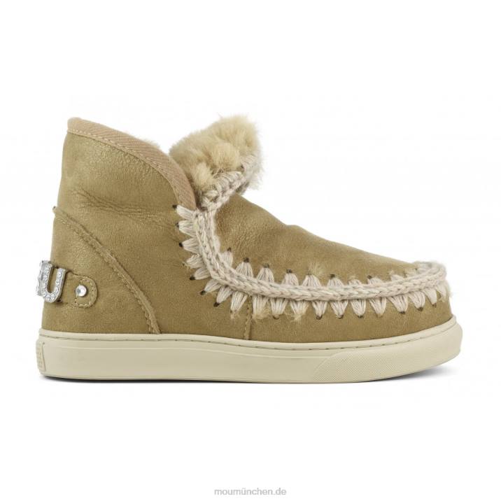Eskimo-Sneaker mit Strasssteinen Frauen 0V6X596 Staubtabak Mou