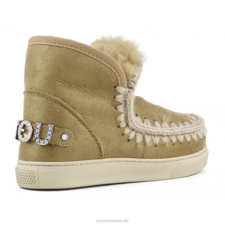 Eskimo-Sneaker mit Strasssteinen Frauen 0V6X596 Staubtabak Mou