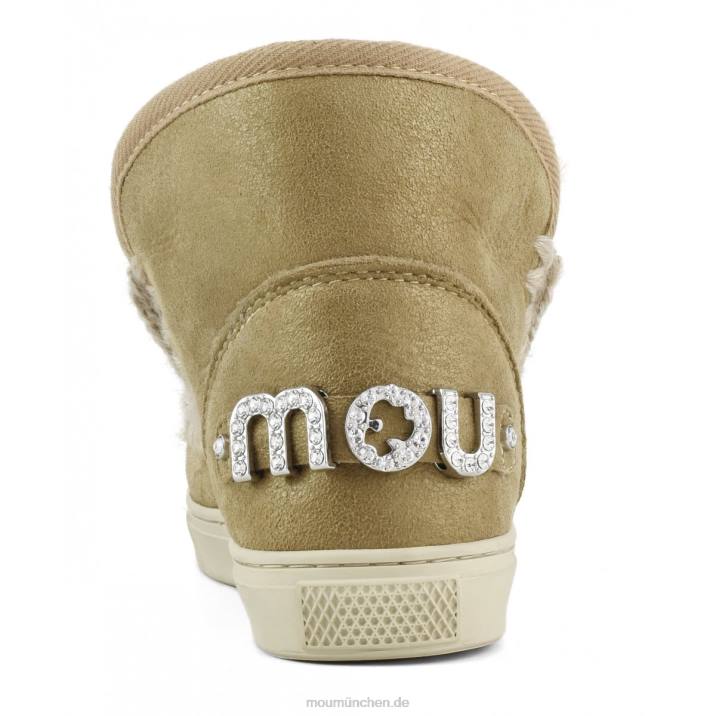 Eskimo-Sneaker mit Strasssteinen Frauen 0V6X596 Staubtabak Mou