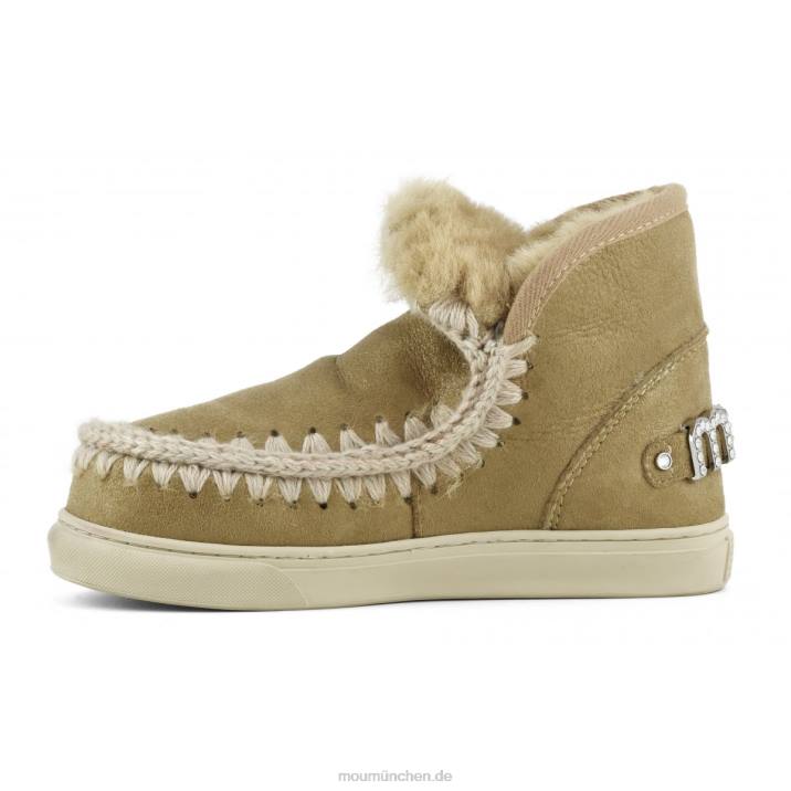 Eskimo-Sneaker mit Strasssteinen Frauen 0V6X596 Staubtabak Mou