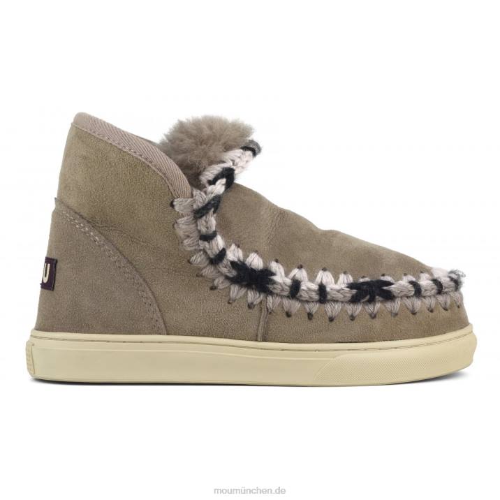 Eskimo-Sneaker mit Übernähten Frauen 0V6X590 Elefantengrau Mou