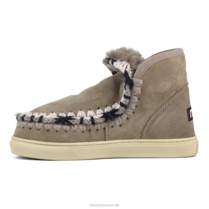 Eskimo-Sneaker mit Übernähten Frauen 0V6X590 Elefantengrau Mou