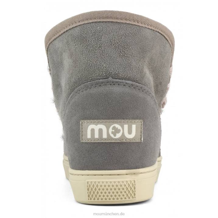 Eskimo-Sneaker mit Übernähten Frauen 0V6X591 neues Grau Mou