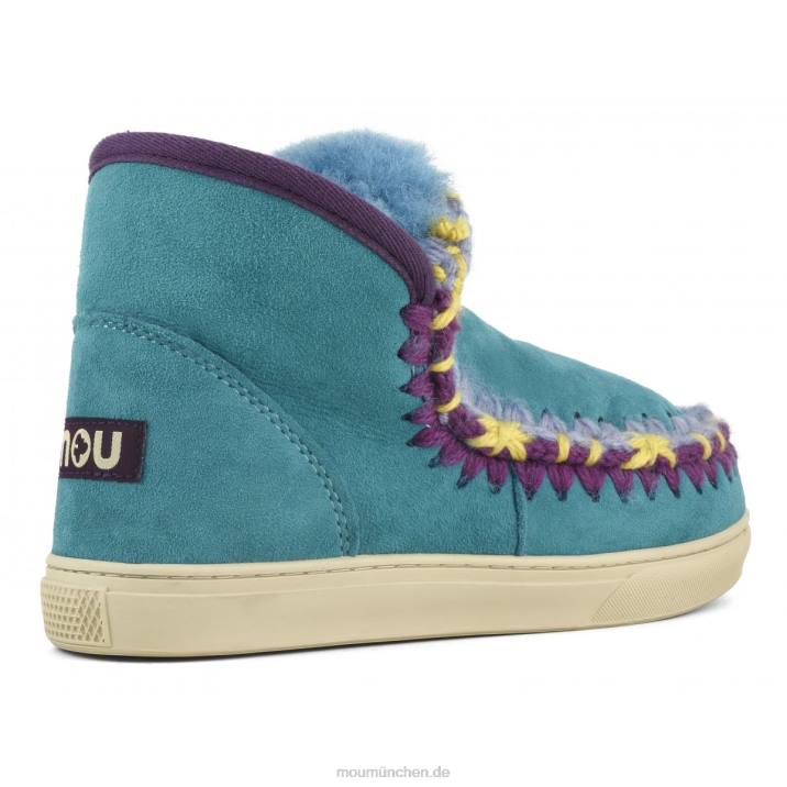 Eskimo-Sneaker mit Übernähten Frauen 0V6X593 Biskaya-Bucht Mou