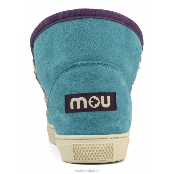 Eskimo-Sneaker mit Übernähten Frauen 0V6X593 Biskaya-Bucht Mou