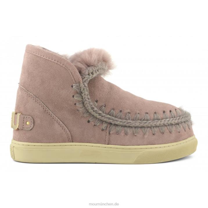 Eskimo-Sneaker mit großem metallischem Logo Frauen 0V6X602 dunkelpink Mou