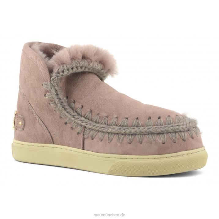 Eskimo-Sneaker mit großem metallischem Logo Frauen 0V6X602 dunkelpink Mou