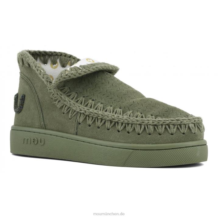 Sneaker-Monochrom-Glitzer-Logo Frauen 0V6X29 Sommersalbei Mou