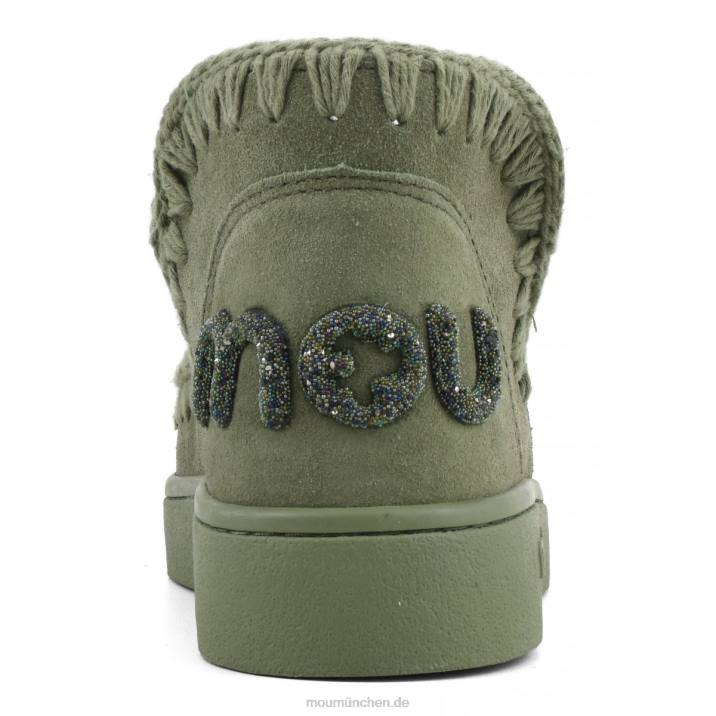 Sneaker-Monochrom-Glitzer-Logo Frauen 0V6X29 Sommersalbei Mou