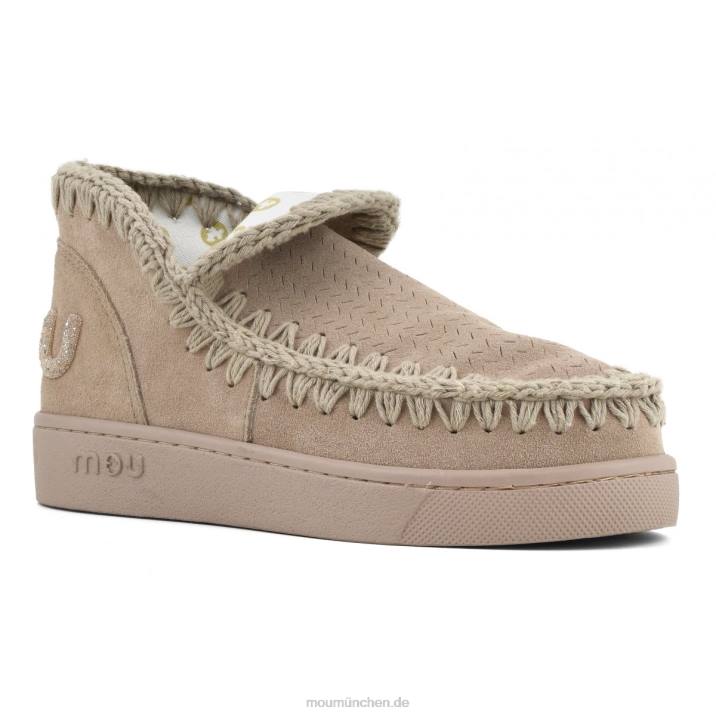 Sneaker-Monochrom-Glitzer-Logo Frauen 0V6X32 rosa Sand (Flussmittel) Mou