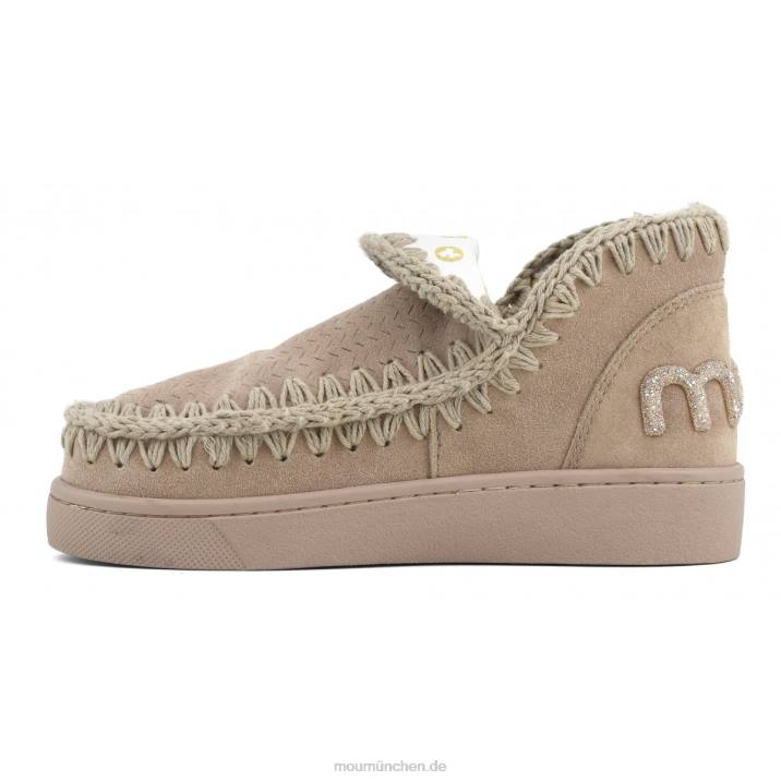 Sneaker-Monochrom-Glitzer-Logo Frauen 0V6X32 rosa Sand (Flussmittel) Mou