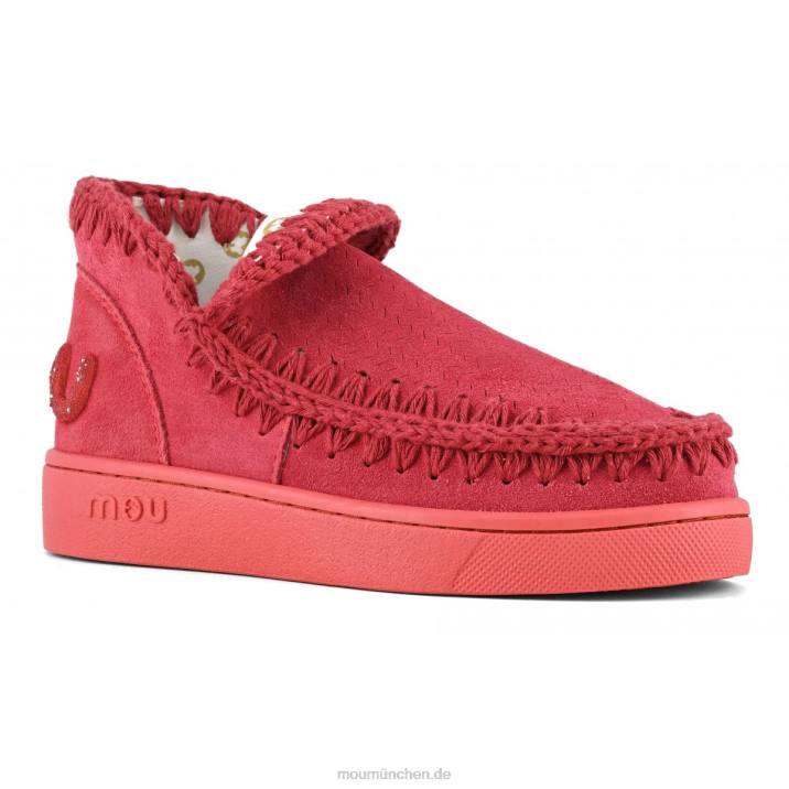 Sneaker-Monochrom-Glitzer-Logo Frauen 0V6X33 corda Mou