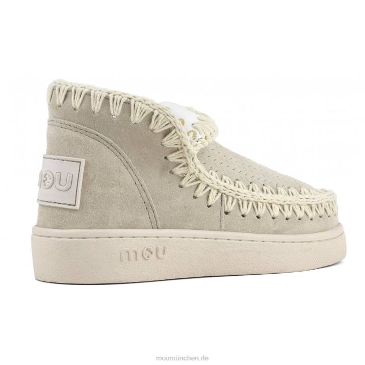 Sneaker einfarbig Frauen 0V6X36 Kreide Mou