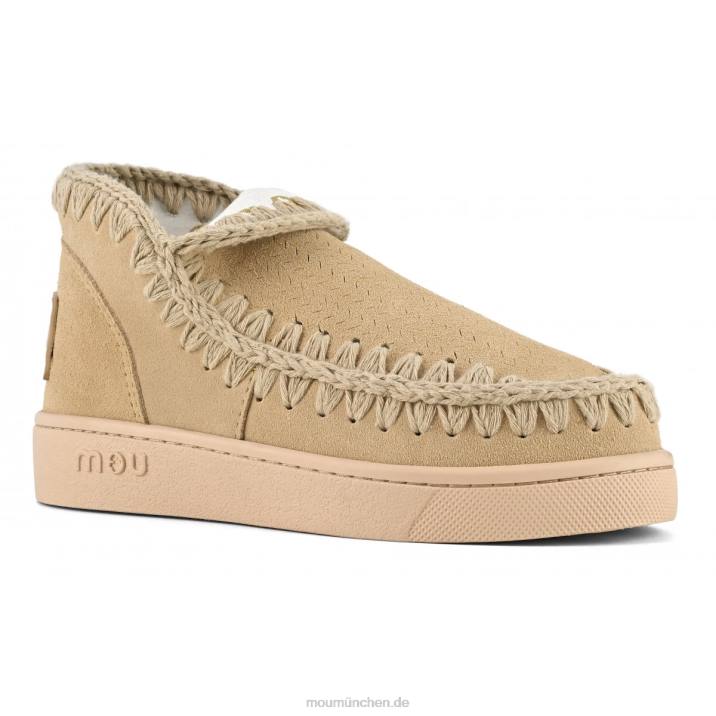 Sneaker einfarbig Frauen 0V6X40 Weizen Mou