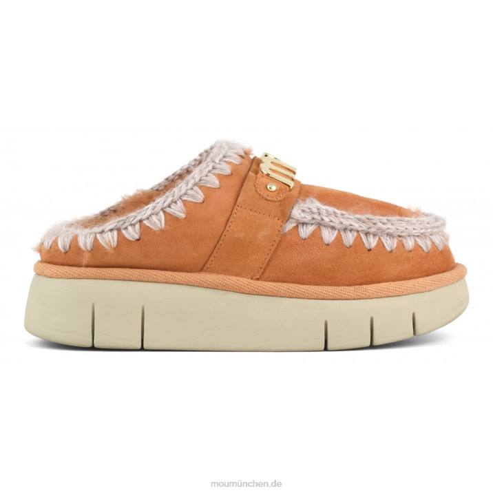 Bounce-Clog-Logo aus Metall Frauen 0V6X531 Aprikosenorange Mou