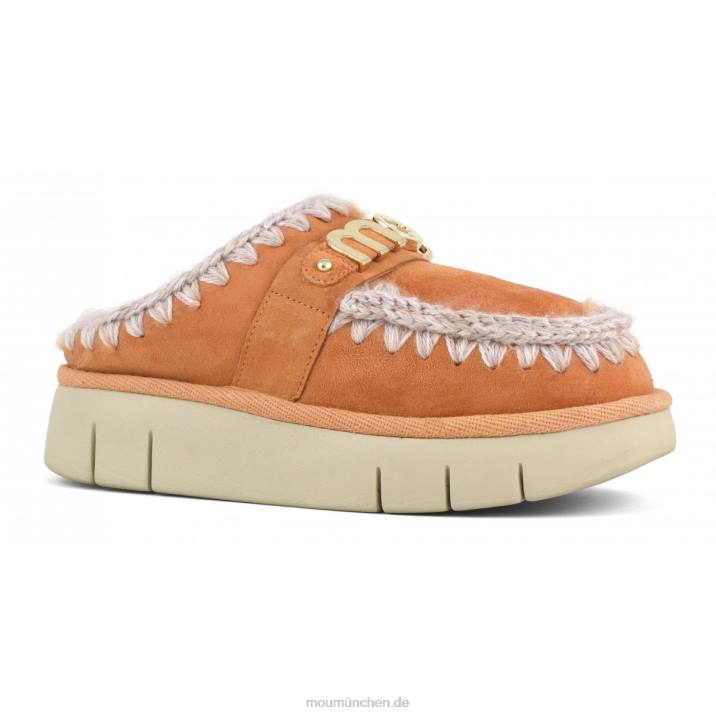 Bounce-Clog-Logo aus Metall Frauen 0V6X531 Aprikosenorange Mou