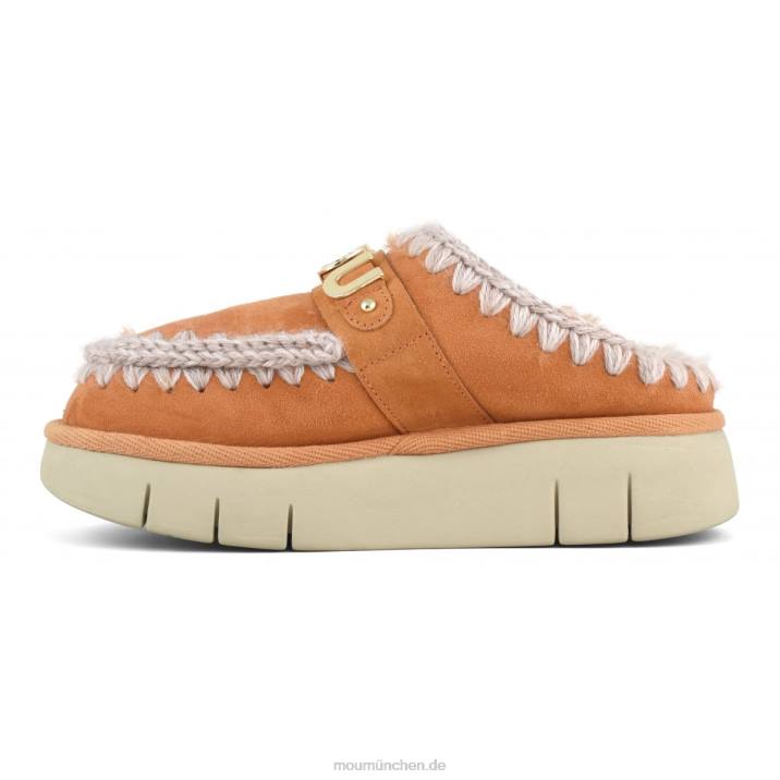 Bounce-Clog-Logo aus Metall Frauen 0V6X531 Aprikosenorange Mou